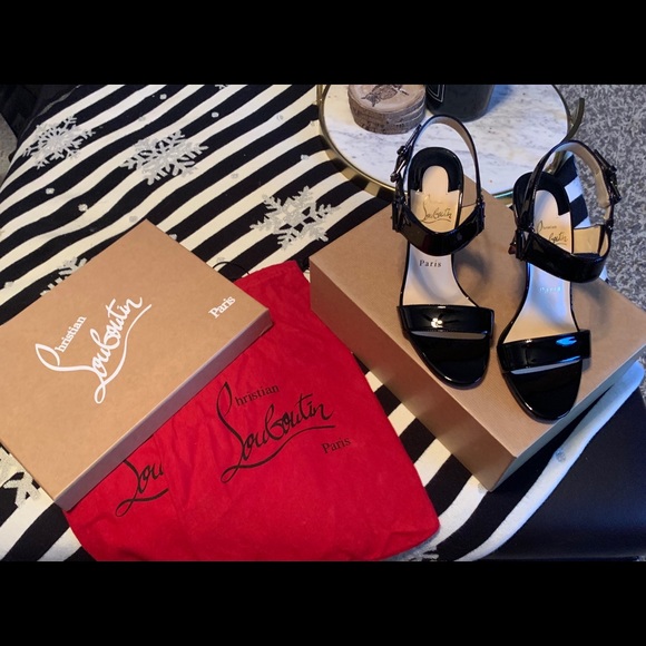 BN Sova Heel in Black Patent - Picture 5 of 7